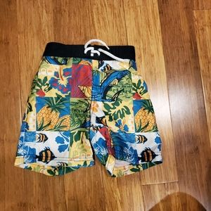 Multicolored tropical Swim Trunkd
